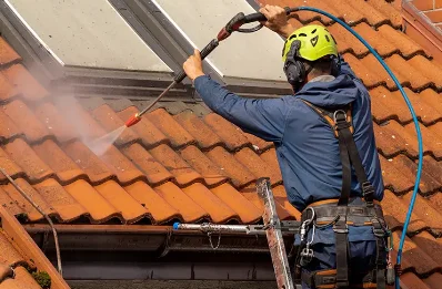 Démoussage et hydrofuge de toiture à Rennes-en-Grenouilles